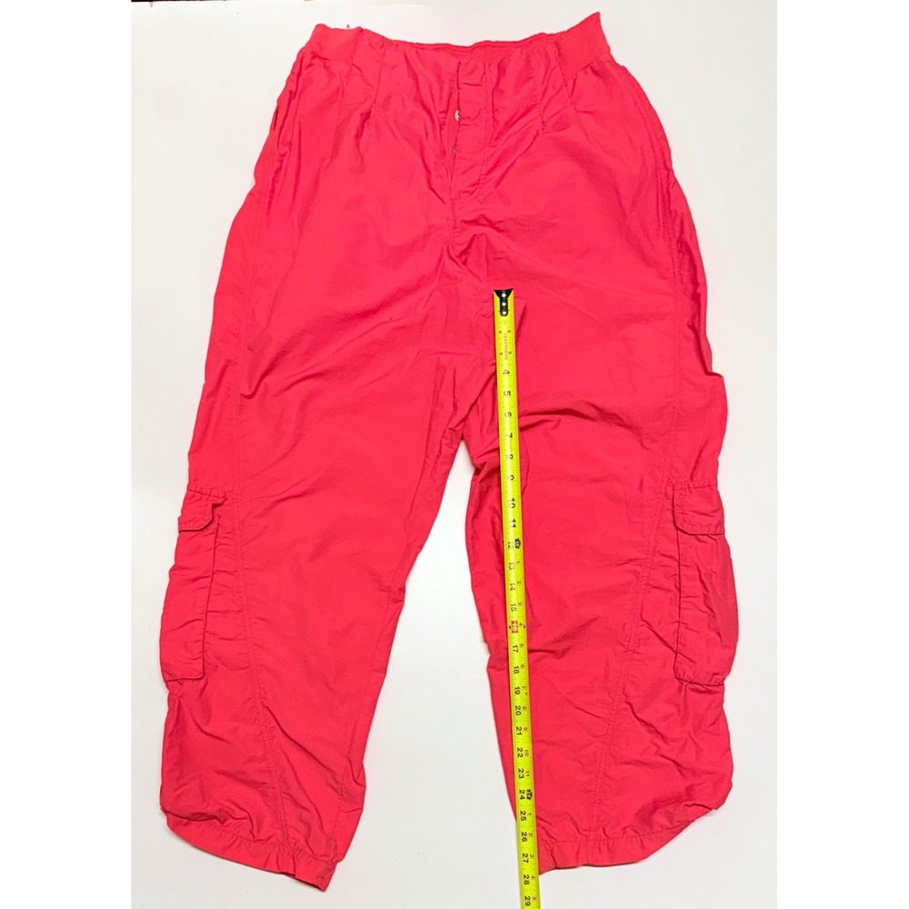 FP Movement Free People Way Home Cargo Joggers Pink XL High Rise Athletic Pants